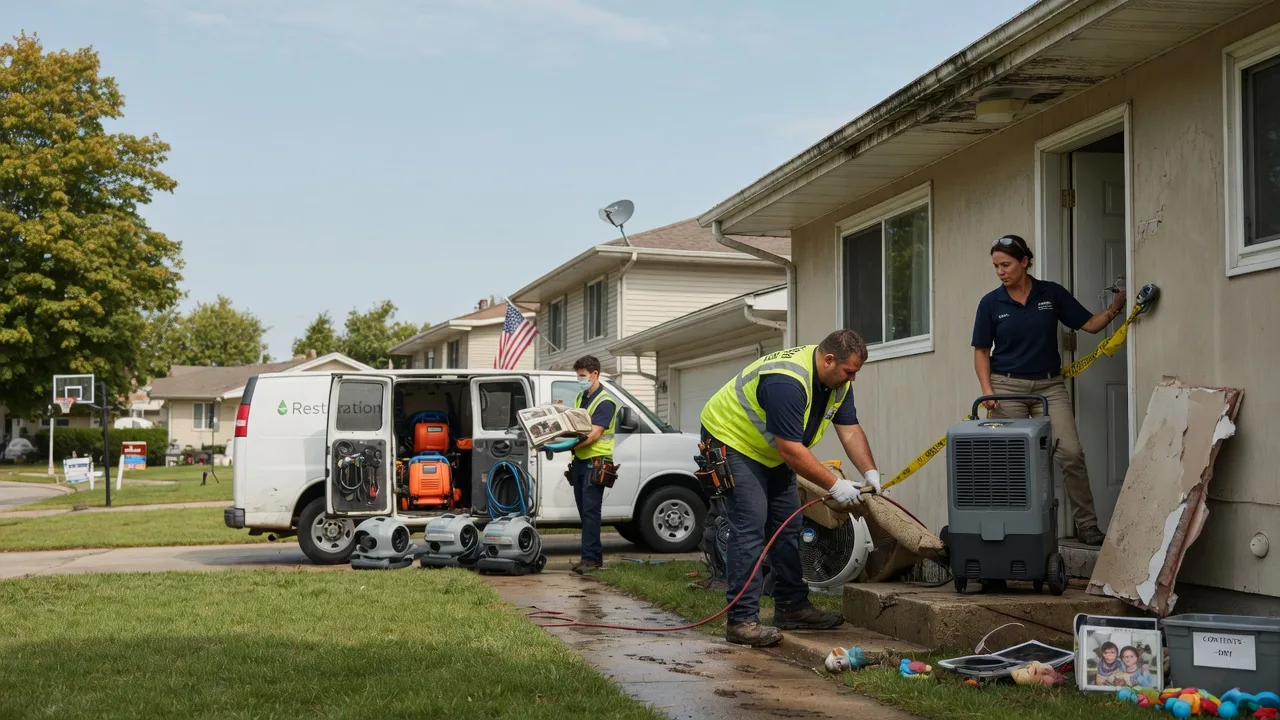 Water Damage Restoration in Herndon, KS near me